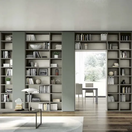 Libreria Living 809 — Fogli Arredamenti: mobili su misura e falegnameria artigianale a Cascina (PI), province di Pisa e Livorno
